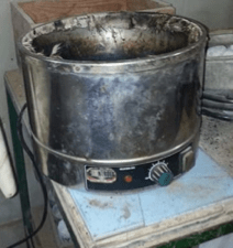 جهاز تسخين العينات الأسفلتية (Electrical Heater for Asphalt samples from site)